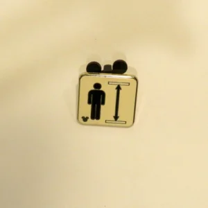 Disney   Hidden Mickey  III  Map Icons  Height Requirement  White Lines Pin