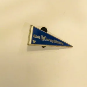 Disney 2010 Hidden Mickey Walt Disney World Pennant Blue Pin
