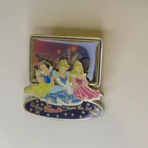 Disney Where Friends Share the Magic Princesses 3D Pin