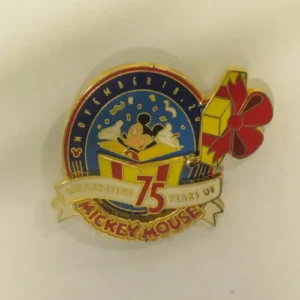 Disney WDW Mickey Mouse Mickeys 75th Birthday Cast Pin
