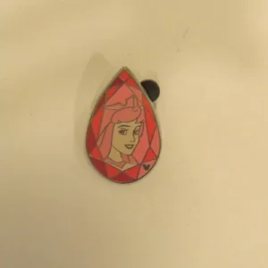 Disney 2008 Hidden Mickey Cast Lanyard Princess Gems Aurora Pin