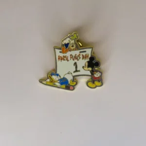Disney   Donald, Goofy & Mickey  April Fuels Fools Day 2001 Pin