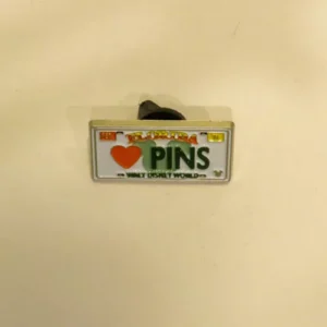 Disney   Hidden Mickey   License Plates Heart PINS Pin