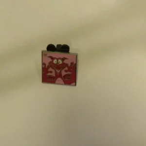 Disney Figment Pink Square Hidden Mickey Pin