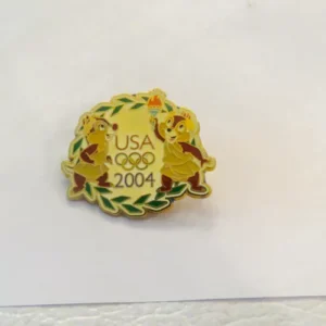 Disney USA Chip and Dale Olympic 2004 Torch Pin