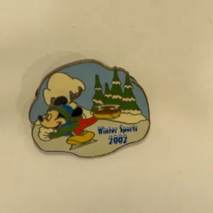 Disney Auction Auctions Winter 2002 Retro LE 100 Mickey Skating Pin