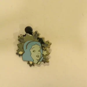 Disney Blue Fairy Silver Snow Flake Hidden Mickey Pin