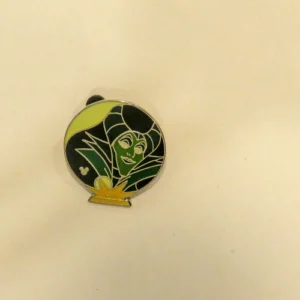 Disney Maleficent Green Villain Crystal Ball Hidden Mickey Pin