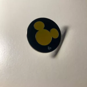 Disney WDW Cast Lanyard Collection 4 - Mickey Icon (Yellow) Pin