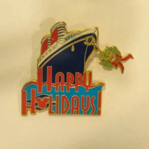 Disney Happy Holidays Cruise Line DCL Ship Boat LE Pin