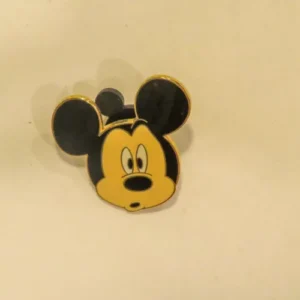 Disney Mickey Head Surprised Cast Lanyard Pin