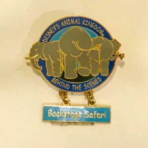 Disney Animal Kingdom Elephant Behind the Scenes Dangle Pin