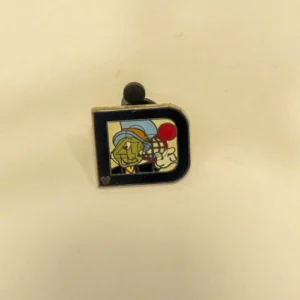 Disney Jiminy Cricket D Letter Hidden Mickey Pin