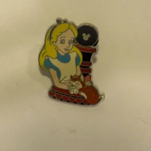 Disney Alice In Wonderland Dina Pawn Hidden Mickey Pin