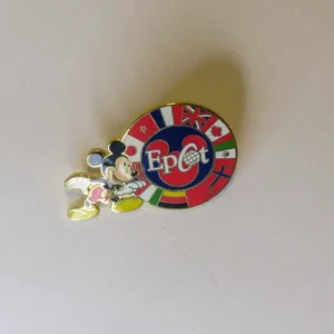 Disney Epcot Mickey Around the World Logo Pin