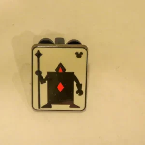 Disney Alice in Wonderland Playing Card Hidden Mickey Pin