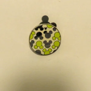 Disney Green Silver Mickey Heads Hidden Mickey Pin
