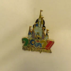 Disney 2007 Stitch Castle Logo WDW Cinderella Pin
