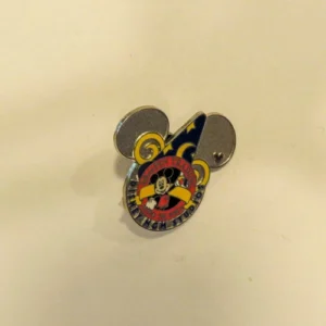 Disney Sorcerer Mickey Pin Trading Logo Hidden Mickey Pin