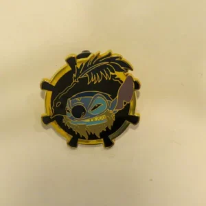 Disney Stitch Barbosa Pirates of the Caribbean Wheel Pin