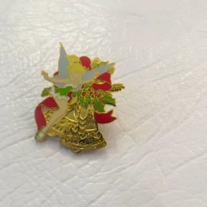 Disney Tinker Bell Christmas Bell Tree Cast Lanyard Pin