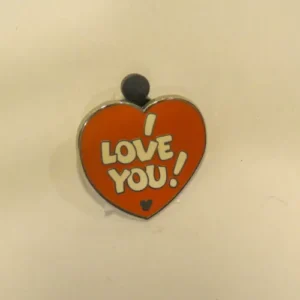 Disney I LOVE YOU! Hidden Mickey Orange Bird Completer Pin