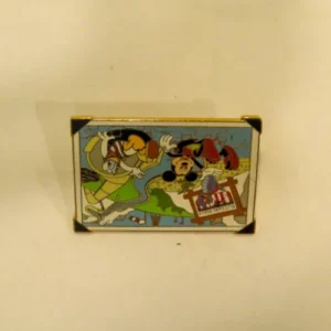 Disney Mickey and Donald Summer Postcard Pin