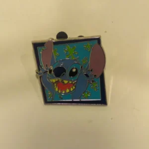 Disney Stitch Excited Square Pin