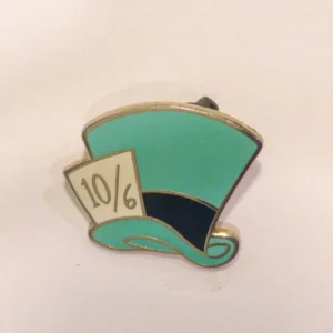 Disney Mad Hatter Alice in Wonderland Hat Top Pin