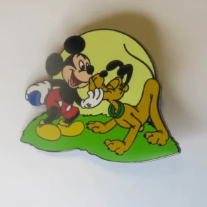 Disney Pluto and Miceky Playing Ball Pin
