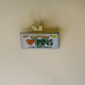 Disney WDW License Plates Heart PINS Pin