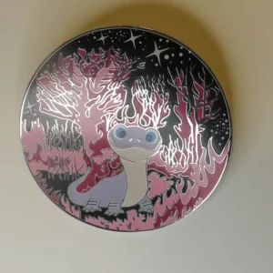Disney Fantasy Burnie Frozen Lizard Fire Pin