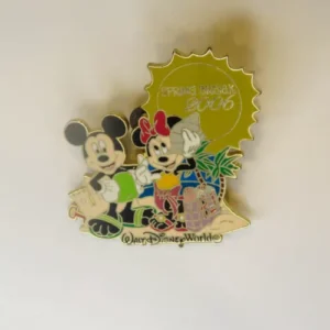 Disney WDW  Spring Break 2006 Mickey & Minnie Mouse Pin