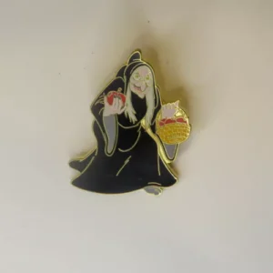 Disney  Evil Queen  Snow White and Seven Dwarfs  Old Hag with Apple Basket Pin