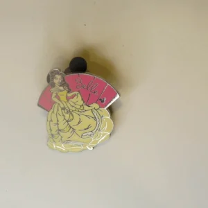 Disney Disneyland Global Lanyard Series 3 Princess Fan Belle Pin