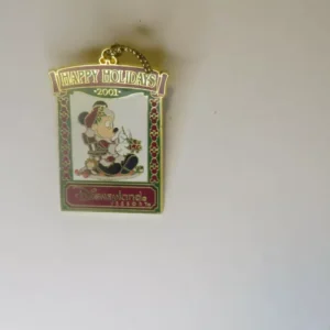 Disney Happy Holidays Mickey Mouse Ornament Toy Pin
