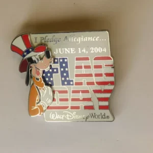 Disney   Goofy Patriotic Flag Day 2004 Pin