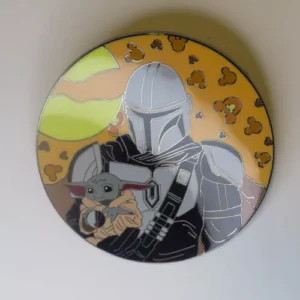 Disney Fantasy Mandolorian Baby Yoda Grogu LE Pin