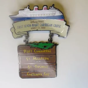 Disney DCL  Disney Magic First SevenNight Caribbean Cruise Jumbo Pin