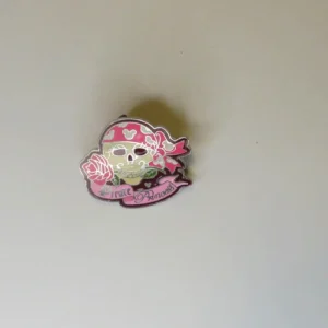 Disney DL  Pirate Princess Rose Mickey Bandana Pirate Skulls  Lanyard  Pin
