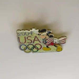 Mickey Mouse - Decathlon Pin Pursuit - USA Olympic Logo 2004 - Disney Pin 31839
