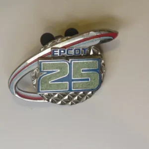 Disney Epcot 25th Anniversary Monorail Spaceship Earth Pin 57417