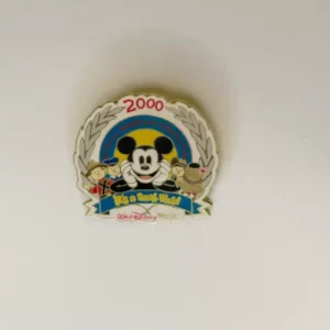 Walt Disney World 2000 Disneyana Convention Small World Logo Mickey Mouse Pin