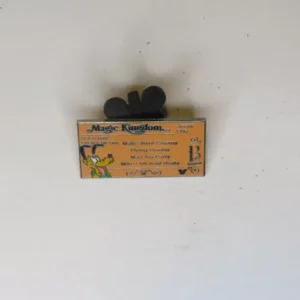 Disney   Hidden Mickey   Magic Kingdom Ticket B/Pluto Pin
