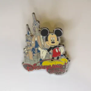 Disney Dlrp Paris 2001 Mickey Mouse And Sleeping Beauty’s Castle Logo