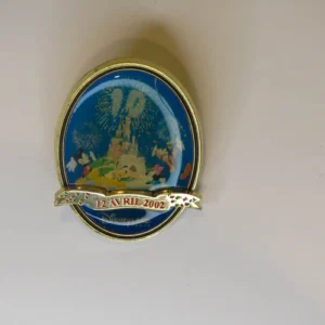 Disney Pin - 10 Years Happy Birthday (Castle Oval w/FAB 4)