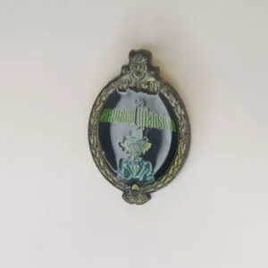 Walt Disney's The Haunted Mansion Oval Mirror with Ghost Trading Pin
