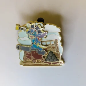 Stitch Pirate Caribbean with Cannon Disney Land Paris Dlrp Dlp 2007 Pin