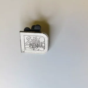 Genuine Disney 2011 Silver Tone Classic "D" 40th Anniversary Pluto Pin **READ**