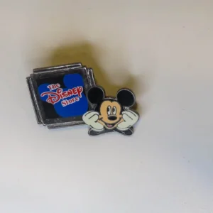 1999 Countdown Mickey Mouse Smiling Disney Store Logo Preview Promo Pin